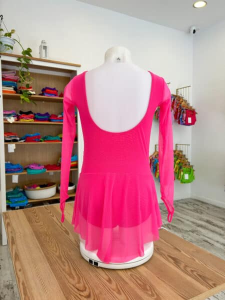 Maillot de patinaje rosa