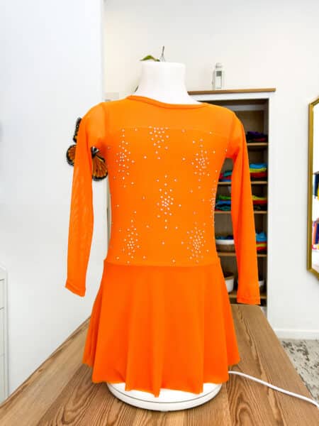 Maillot de patinaje naranja